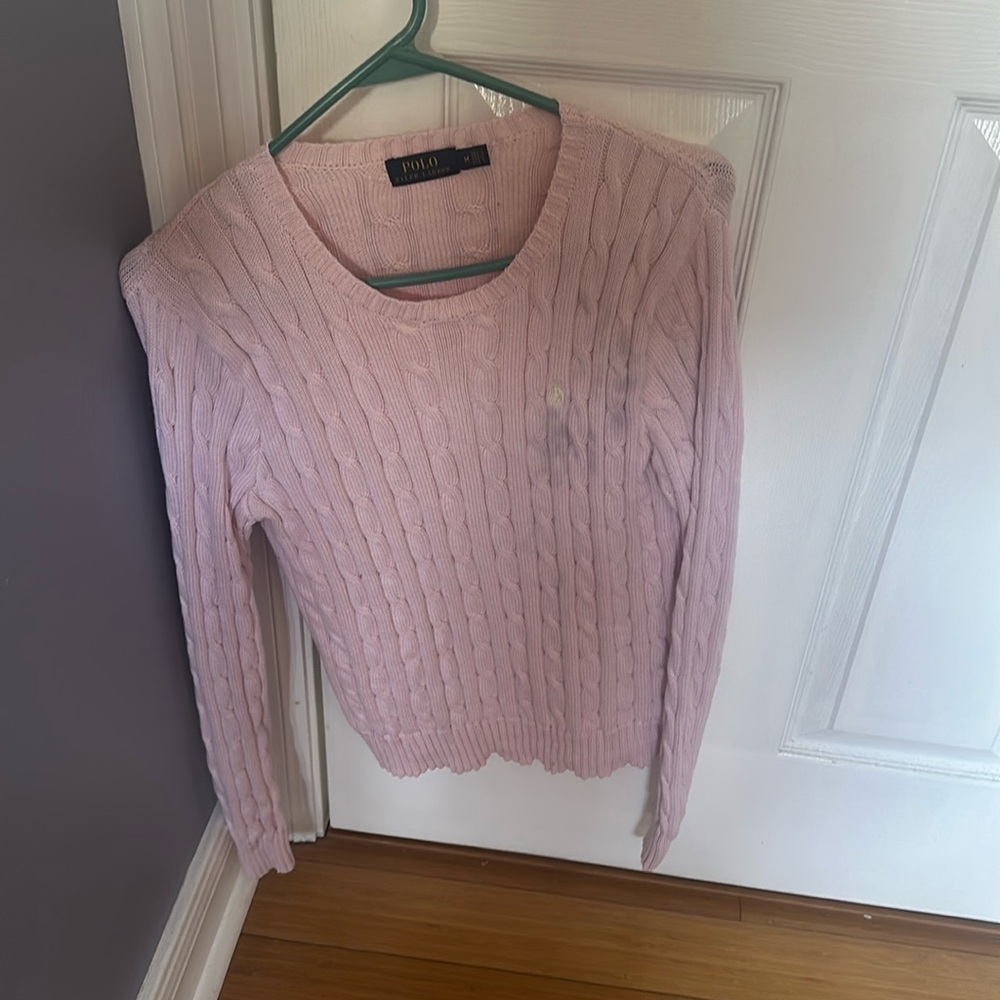 Barely worn polo cable knit